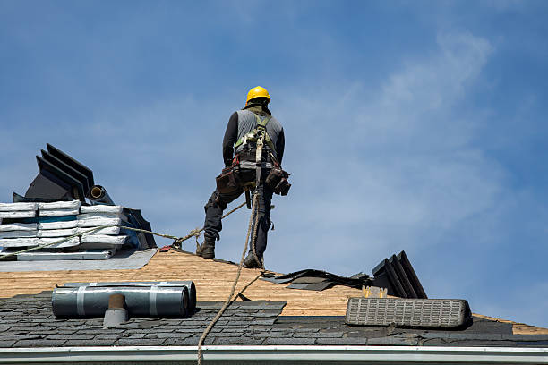 Professional Roofing technician working in West Point, NY